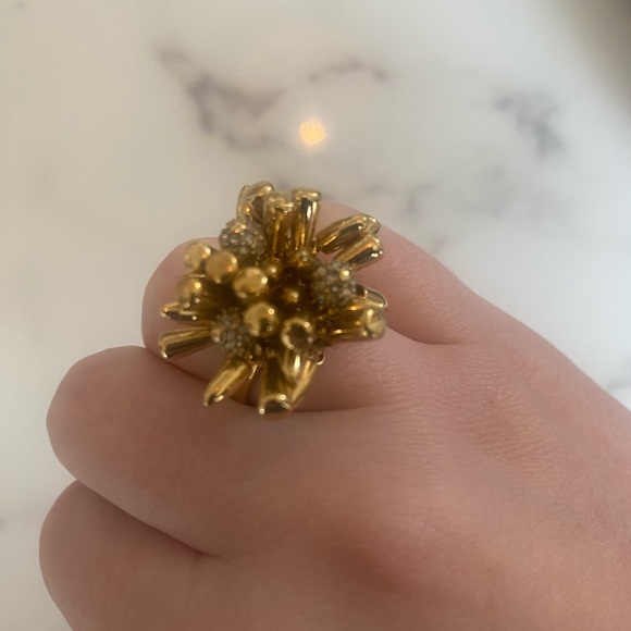 Adjustable sparkly cocktail ring 💍✨⭐️ - Picture 2 of 4